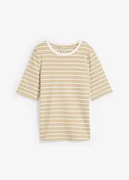 T-Shirt aus reiner schwerer Bio-Baumwolle, bonprix