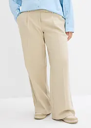 Pantalon à pinces et taille haute, bonprix