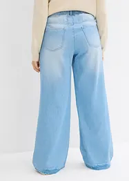 Jean large taille haute élastiquée, bonprix