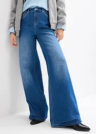 Jean large taille haute élastiquée, bonprix