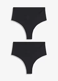 Lot de 2 strings sculptants sans coutures, maintien léger, bonprix