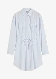 Robe chemise en popeline rayée, bonprix