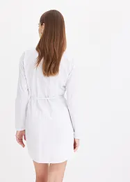 Robe chemise en popeline rayée, bonprix