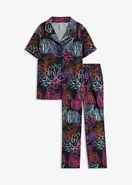 Pyjama mit Knopfleiste, bonprix