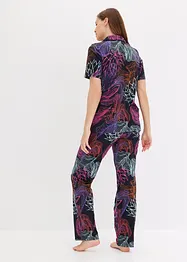 Pyjama mit Knopfleiste, bonprix