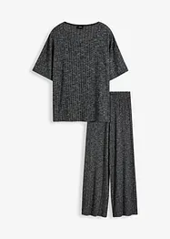 Ensemble d’intérieur côtelé, oversize, bonprix