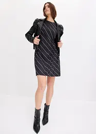 Lederimitat-Jacke mit Volants, bonprix