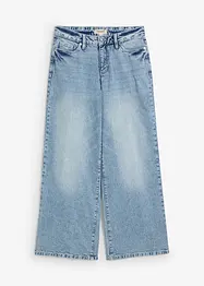 Wide-Leg-Jeans, Mid Waist, Full Length, bonprix