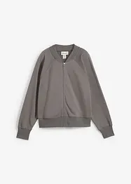 Sweat zippé, style bomber, bonprix