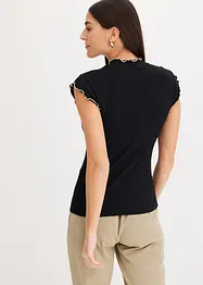 Rippshirt aus Viskose-Mix, bonprix