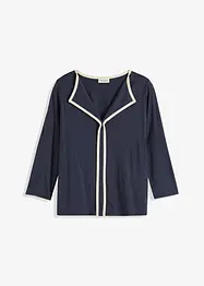 T-shirt à bande contrastée, bonprix