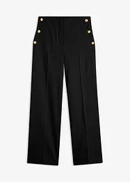 Marlenehose mit dekorativen Knöpfen, bonprix