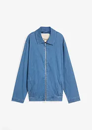 Veste en jean, style blouson, avec fermeture zippée, bonprix