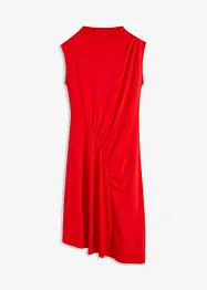 Robe midi avec drapé et base asymétrique, bonprix