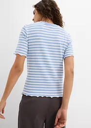 T-shirt côtelé, bonprix