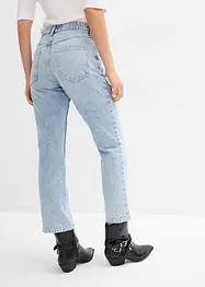 Straight-Jeans Mid Waist Bequembund, cropped, bonprix