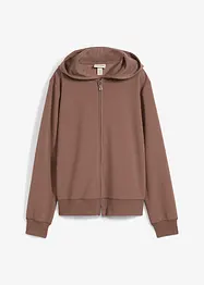 Kapuzen-Sweatjacke mit Reißverschluss, bonprix