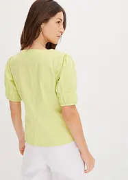 Bluse mit Puffärmeln, bonprix