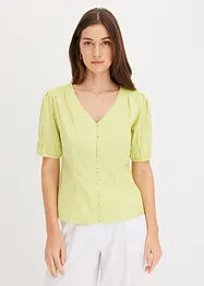 Bluse mit Puffärmeln, bonprix