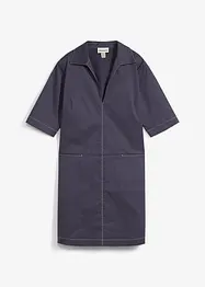 Robe-chemise en matière élastique, bonprix