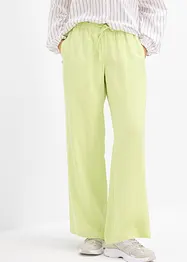 Pantalon large à pinces en viscose fluide, bonprix