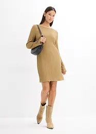 Minikleid aus strukturiertem Crêpe, bonprix