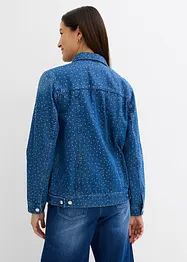 Veste en jean ornée de strass, bonprix