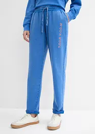 Pantalon imprimé en molleton épais, bonprix