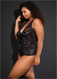 Body ouvert avec wet look, VENUS