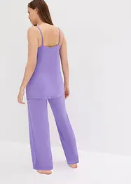 Pyjama en viscose avec top à fines bretelles, bonprix
