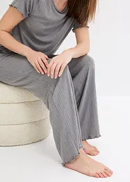 Pyjama aus Rippe, bonprix