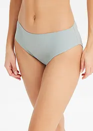 Microfaser Maxislip aus Rippe (4er Pack), bonprix