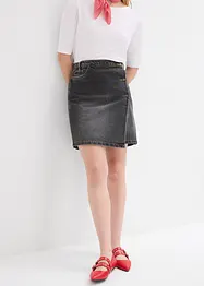 Jupe en jean style portefeuille, bonprix