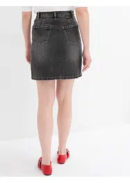 Jupe en jean style portefeuille, bonprix
