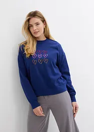 Sweat en coton mélangé, bonprix