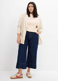 Jean large cropped taille mi-haute, bonprix