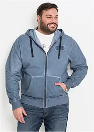 Sweat zippé à capuche, bonprix