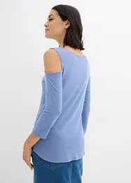 T-shirt en viscose découpé sur les épaules, bonprix