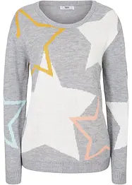 Pullover mit Sternendruck, bonprix