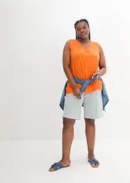 Viskose-Top mit Spitze, bonprix