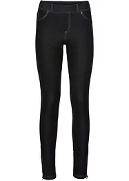 Legging aspect jean avec base zippée, bonprix