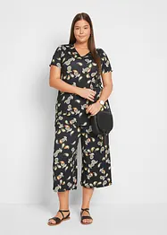 T-shirt et jupe-culotte en viscose fluide (ens. 2 pces), bonprix