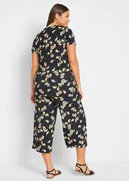 T-shirt et jupe-culotte en viscose fluide (ens. 2 pces), bonprix
