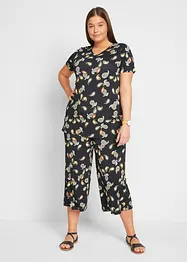 T-shirt et jupe-culotte en viscose fluide (ens. 2 pces), bonprix