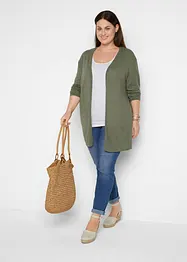 Longstrickjacke, offen, bonprix