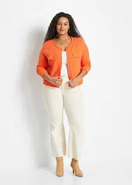Bouclé Strickjacke, bonprix