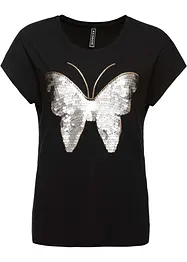 T-shirt à sequins, bonprix