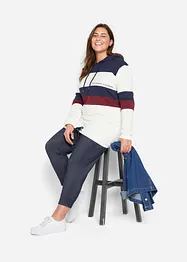 Pantalon 7/8 en molleton aspect jean, bonprix