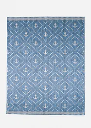 Tapis intérieur et extérieur avec motif d'ancres, bonprix