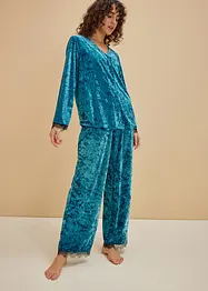 Ensemble d'intérieur en velours brillant, bonprix